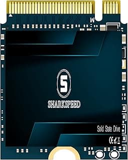 SSD SSD M.2 2230 NVMe PCIe Gen 3.0X4 SSHARKSPEED de 128 GB, compatível com Steam Deck, Microsoft Surface, Ultrabook, laptop, PC desktop (M.2 2230 PCIe, 128 GB)