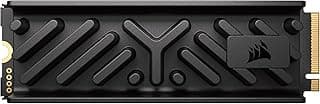 CORSAIR MP700 ELITE 1TB PCIe 5.0 x4 NVMe M.2 SSD – Included Aluminum Heatsink – Up to 10,000MB/sec – High-Density 3D TLC NAND – M.2 2280 - DirectStorage Compatible – Black