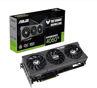 ASUS Placa gráfica para jogos TUF Gaming GeForce RTX™ 4060 Ti OC Edition (PCIe 4.0, 8GB GDDR6, DLSS 3, HDMI 2.1a, DisplayPort 1.4a)