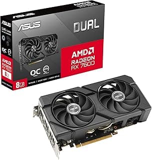PLACA DE VIDEO ASUS DUAL RADEON RX 7600 EVO OC EDITION 8GB GDDR6 128 BITS - DUAL-RX7600-O8G-EVO