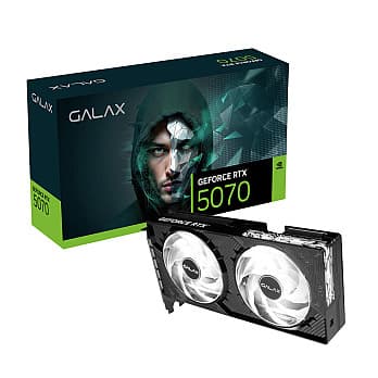 Placa de Video Galax GeForce RTX 5070 1-Click OC, 12GB, GDDR7, 192-bit, DLSS4, 57NON7MDBROC
