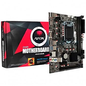 Placa Mãe Afox Ih81-ma6 Chipset H81 Intel Lga 1150 Ddr3 Matx