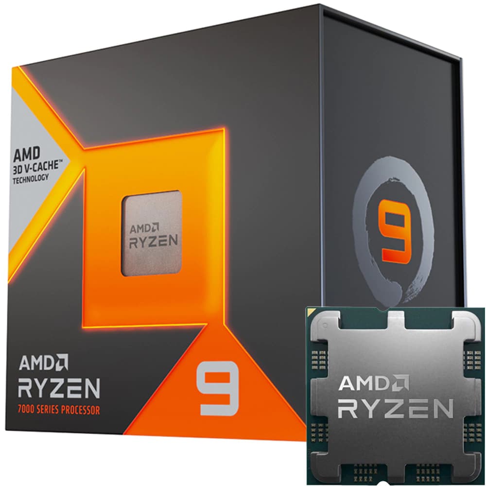 Processador Amd Ryzen 9 7900x3d, 12 Core 24 Threads, Cache 128mb, 4.4ghz (5.6ghz Max. Turbo) Am5, Zen 4, 7000 Séries X3d, Amd Radeon Graphics - 100-100000909WOF