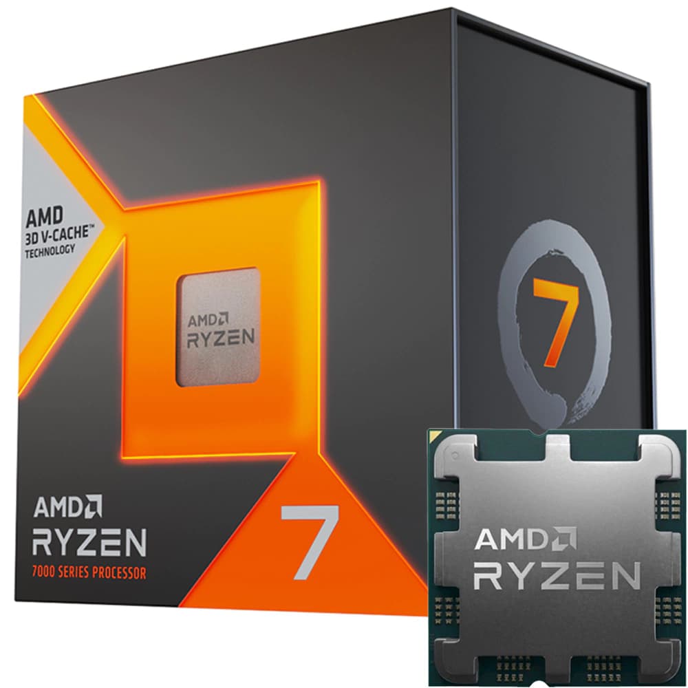 Processador Amd Ryzen 7 7800x3d, 8 Core 16 Threads, Cache 96mb, 4.2ghz (5.0ghz Max. Turbo) Am5, Zen 4, 7000 Séries X3d, Amd Radeon Graphics - 100-100000910WOF