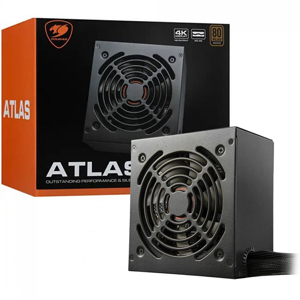 Fonte Real Cougar Gaming Atlas 550wts 80 Plus Bronze - 31AT055003P01