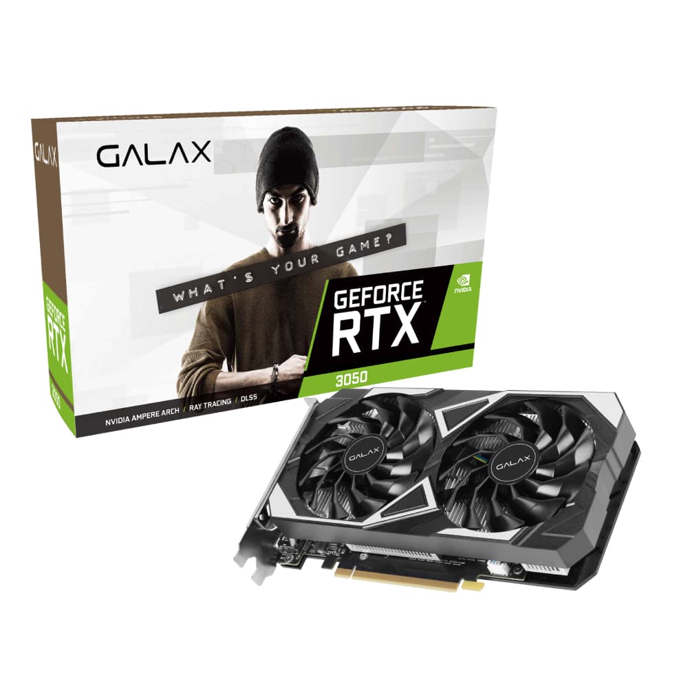 Placa De Vídeo Galax Nvidia Geforce Ex Rtx 3050 6gb Gddr6 128 Bits - 35NRLDHP90DV