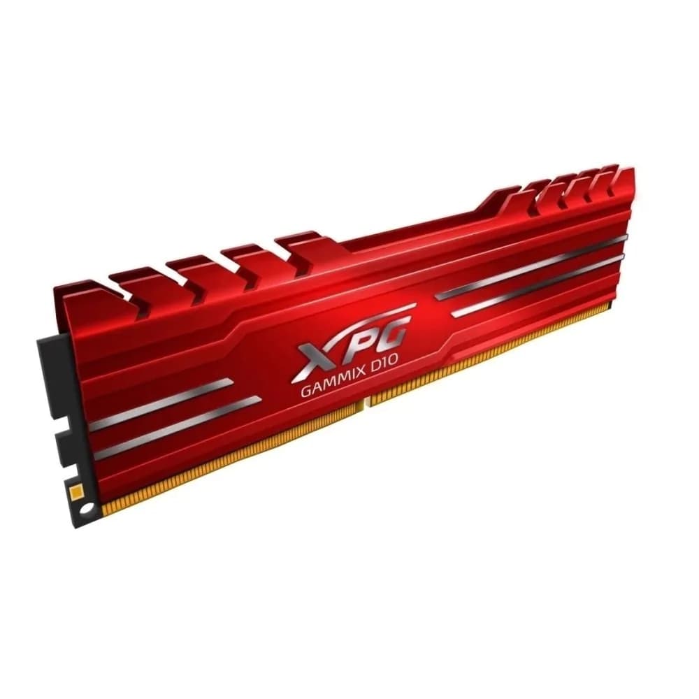 Memória Gamer Adata Xpg Gammix D10 Vermelha Ddriv 8gb Cl16 3000mhz - AX4U300038G16-SRG