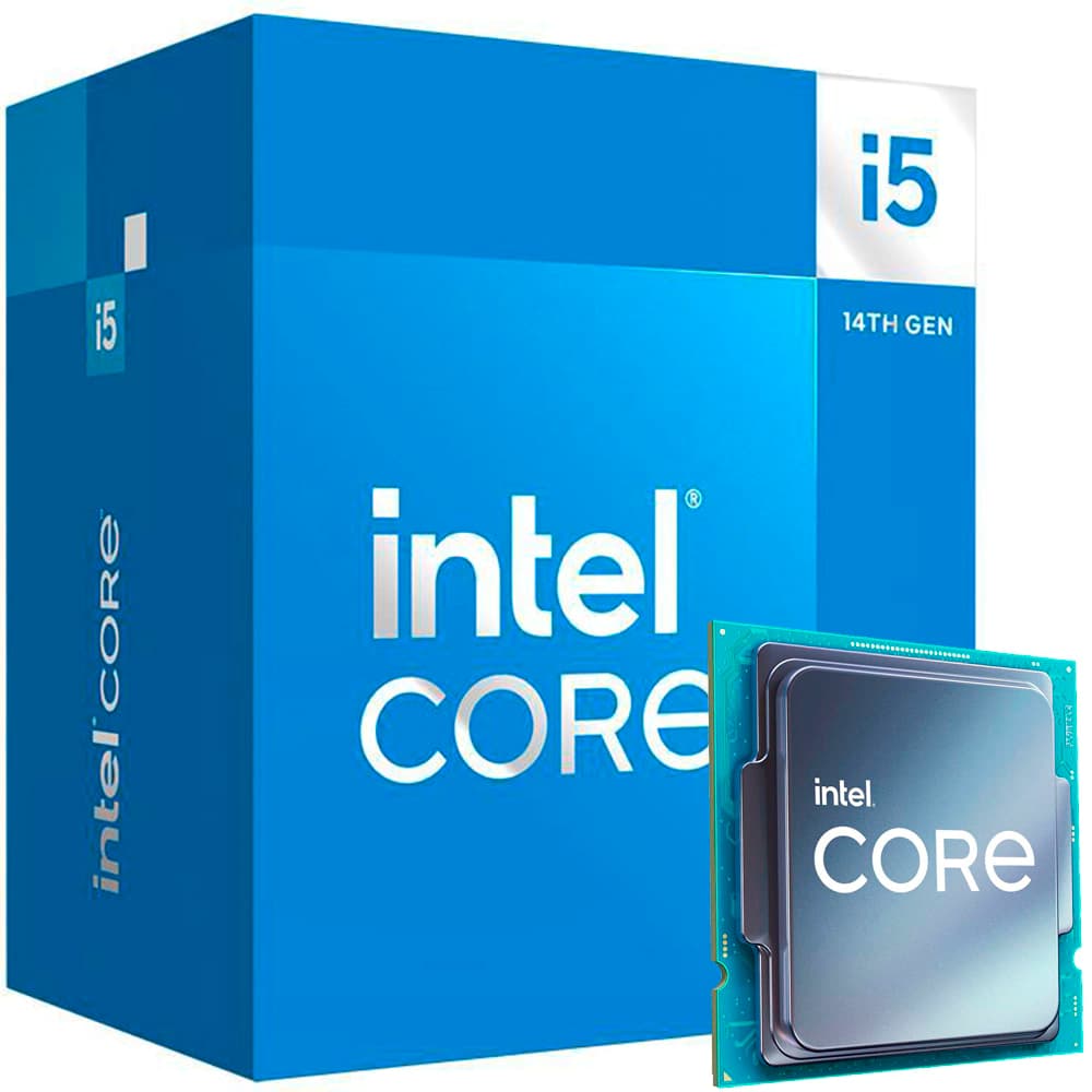 Processador Intel Core I5-14400, 10 (6p+4e) Cores 16 Threads, Raptor Lake Refresh 14ª Geração, Cache 20mb, 3.5ghz, (4.7ghz Max. Turbo), Lga 1700, Intel Uhd Graphics 730 - BX8071514400