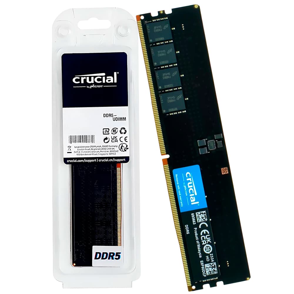 Memória Crucial Basics Value Ddr5 16gb Cl40 4800mhz - CB16GU4800