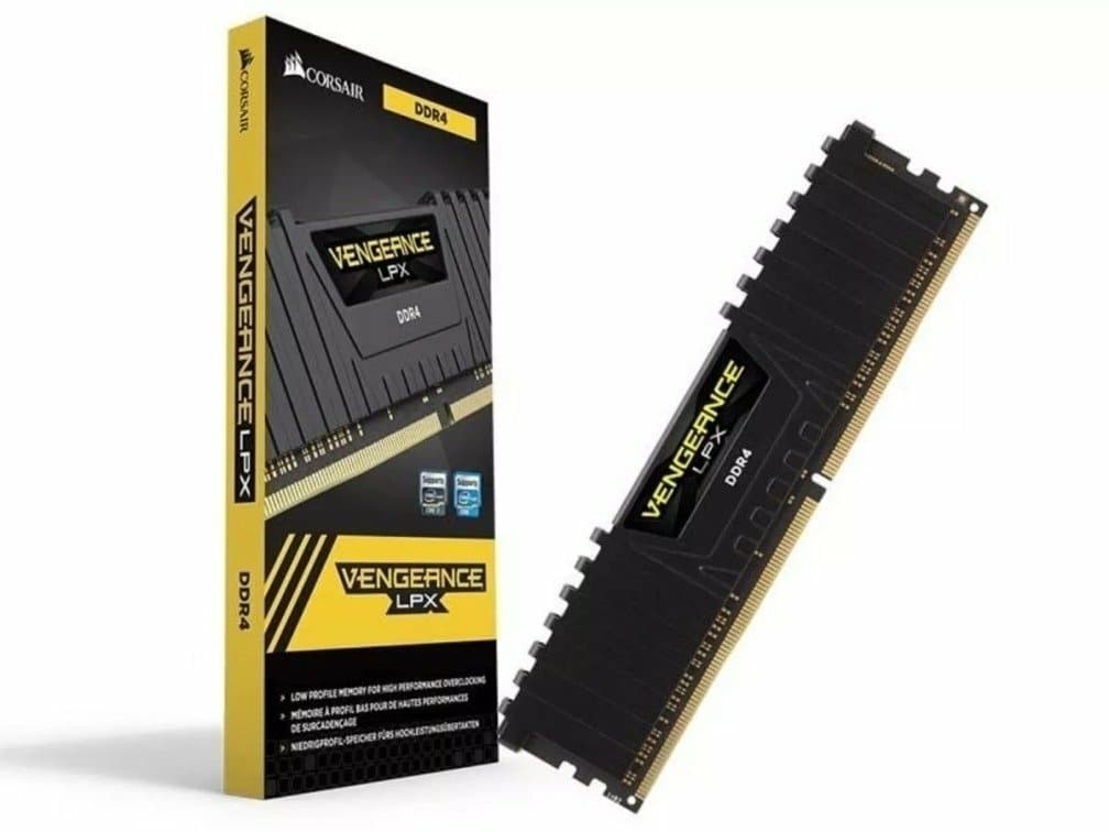 Memória Gamer Corsair Vengeance Lpx Preta Ddriv 16gb Cl16 3200mhz