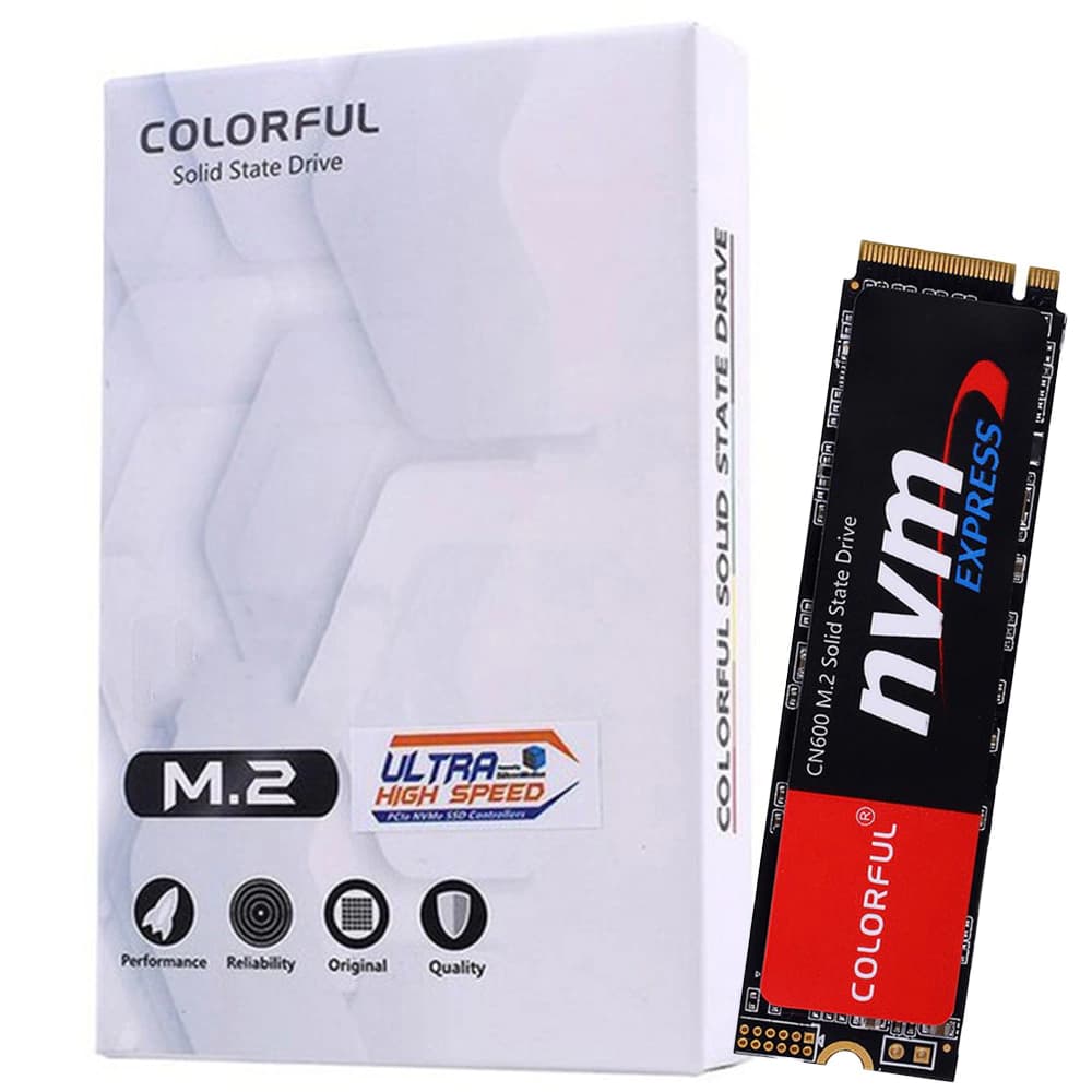 M.2 Colorful Cn600 Pci-E Nvme Gen3 1tb Leituras: 2000mb/S E Gravações: 1500mb/S - CN600 1TB IB4CAE