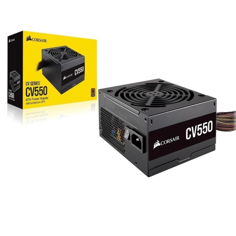 Fonte Real Corsair Gaming Cv Series Cv550 80 Plus Bronze - CP-9020210-BR