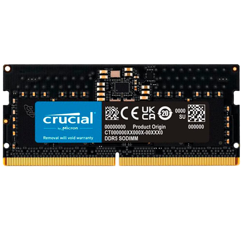 Memória Crucial Basics Value So-Dimm Ddr5 16gb Cl40 4800mhz - CB16GS4800