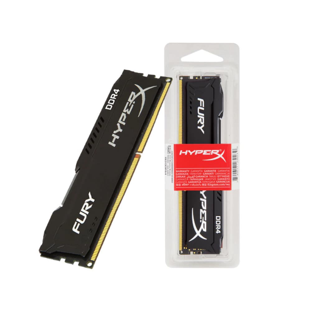 Memória Gamer Hyperx Fury Preta Ddriv 8gb 2666mhz - HX426C16FB3/8