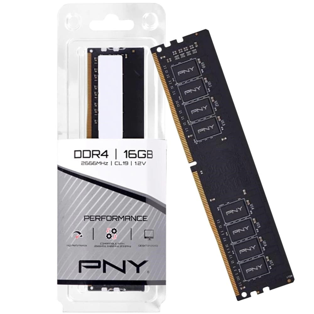 Memória Pny Value Ddriv 16gb Cl19 2666mhz - MD16GSD42666BL