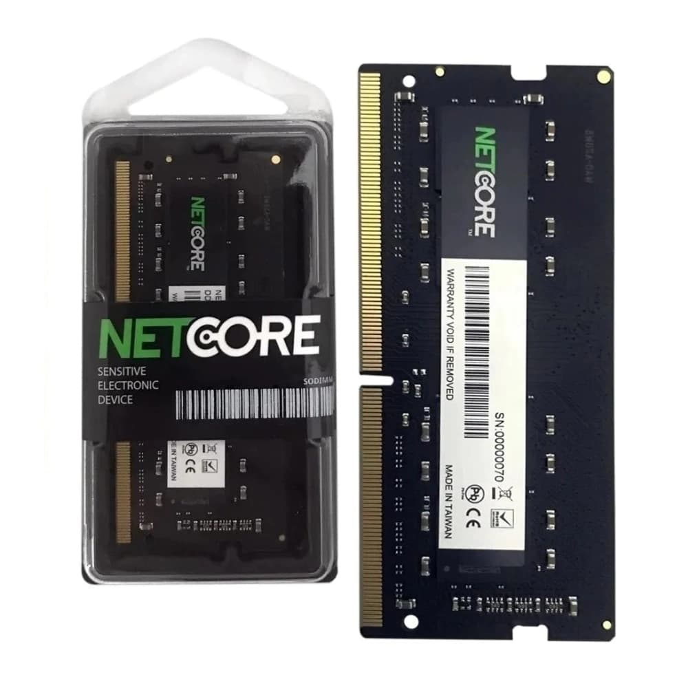 Memória Netcore Value So-Dimm Ddriv 8gb 2666mhz - NET48192SO26LV