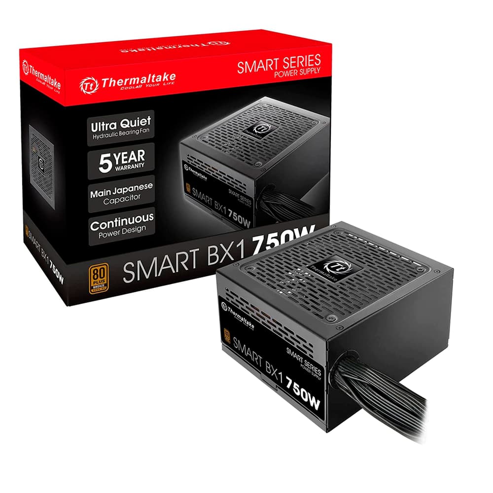 Fonte Real Thermaltake Smart Bx1 750w 80 Plus Bronze - PS-SPR-0750NNFABB-4