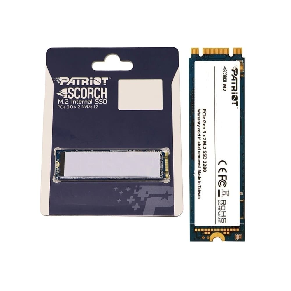 M.2 Patriot Scorch Pci-E Nvme Gen3 512gb Leituras: 1700mb/S E Gravações: 1600mb/S - PS512GPM280SSDR