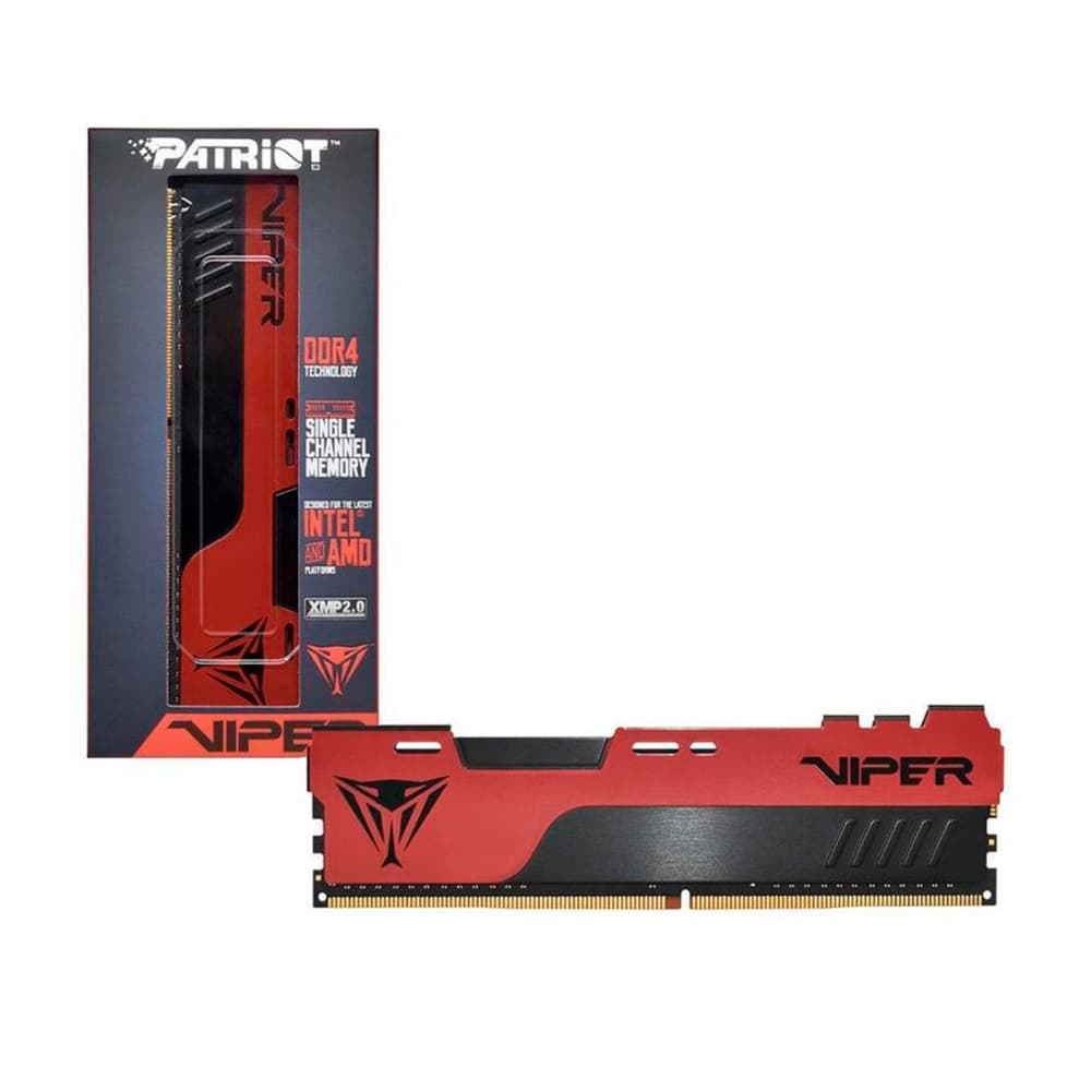 Memória Gamer Patriot Viper Elite Ii Preta / Vermelha Ddriv 16gb Cl18 3200mhz - PVE2416G320C8