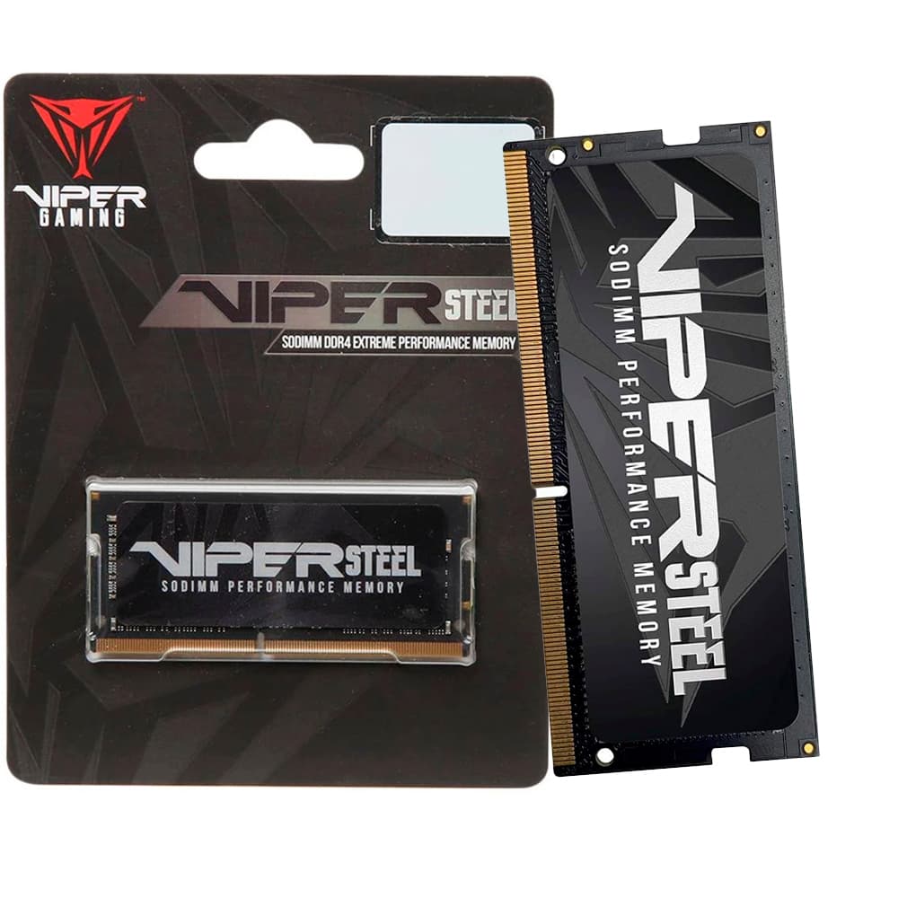 Memória Gamer Patriot Viper Gaming Steel So-Dimm Ddriv 8gb Cl18 3200mhz - PVS48G320C8S