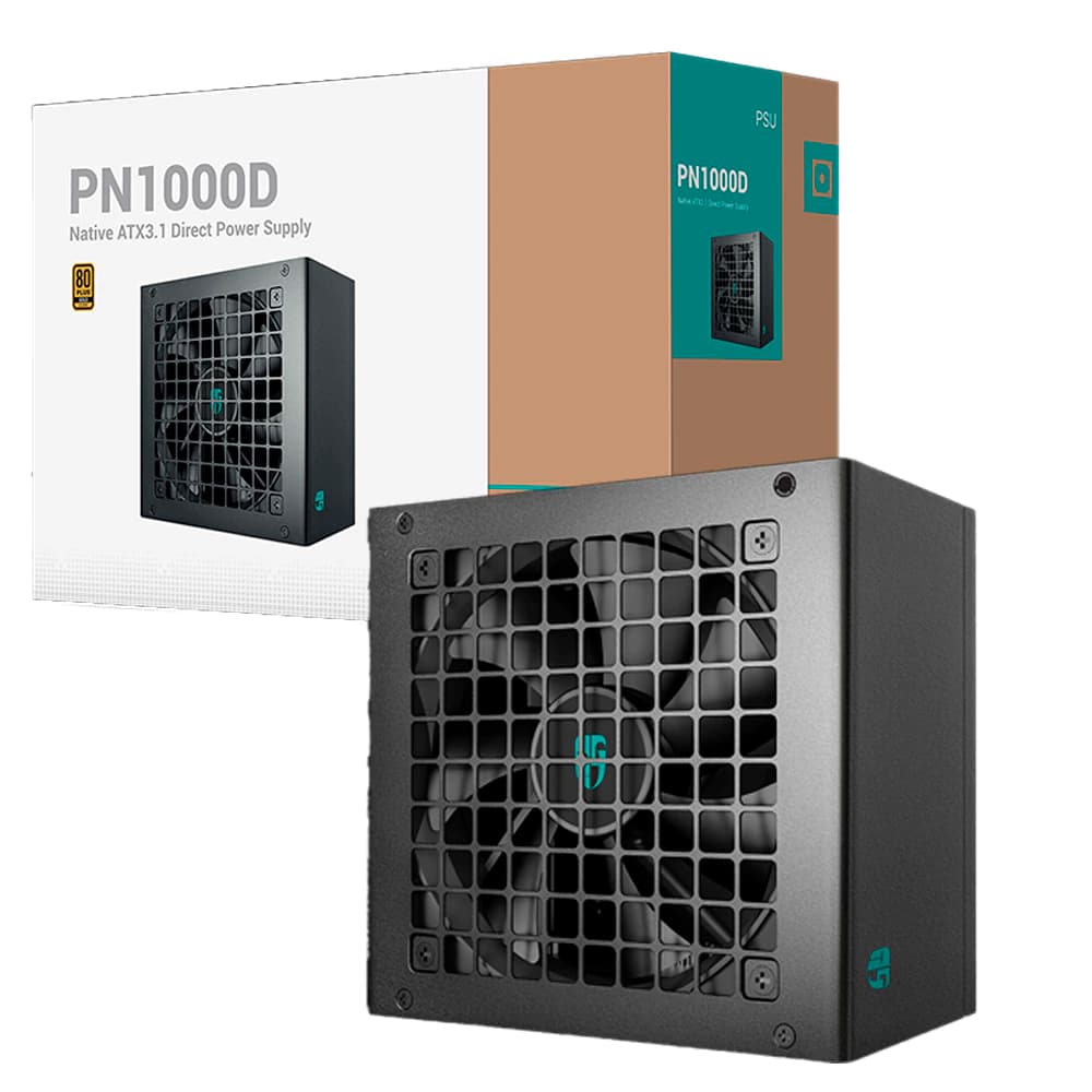 Fonte Real Deepcool Gamerstorm Pn1000d Series Pci-E 5.1 1000w 80 Plus Gold - R-PNA00D-FC0B-JGWO-V2
