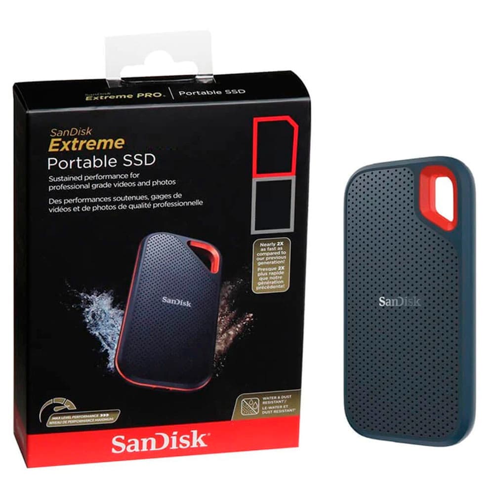 Ssd Externo Sandisk Extreme Usb-C 1tb Leituras: 1050mb/S E Gravações: 1000mb/S - SDSSDE61-1T00-G25