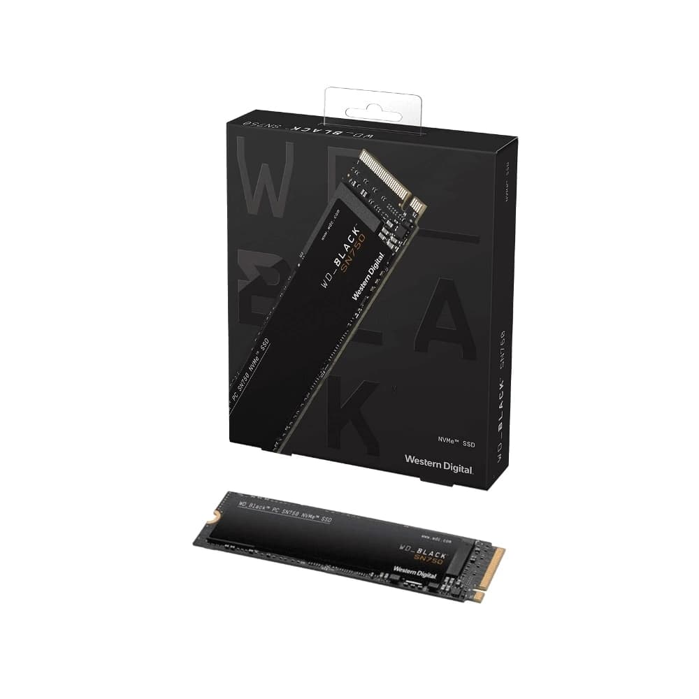 M.2 Wd Black Sn750 Pci-E Nvme Gen3 500gb Leituras: 3470mb/S E Gravações: 2600mb/S - WDS500G3X0C