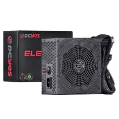 Fonte PCYES Electro V2 650W, 80 Plus Bronze, PFC ATIVO (ELECV2PTO650W)
