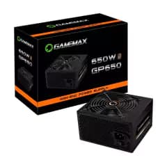 Fonte Gamemax GP650 650W, 80 Plus Bronze, PFC Ativo, Black (GP650PSV3SS5000BR)