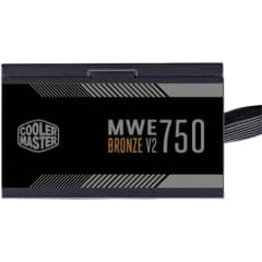 Fonte Cooler Master MWE 750 BRONZE - V2, 750w, 80 Plus Bronze, Full Range, PFC Ativo (MPE-7501-ACAAW-BBR)