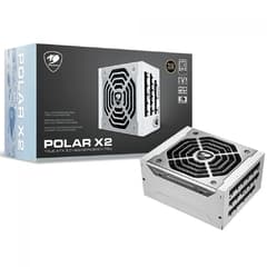 Fonte Cougar Polar X2 1200, 1200W, Full Modular, 80 Plus Platinum, Branca, PFC Ativo, Conector PCIe 5.0 (31PX120004P01)