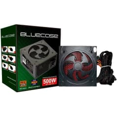 Fonte Bluecase 500W ATX PFC Ativo c/ Cabo (BLU500PFC)