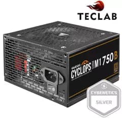 Fonte Gamdias Cyclops M1-750B, 750W, 80 Plus Bronze, Cybenetics, Teclab, PFC Ativo, Cabos Flat (M1-750B)