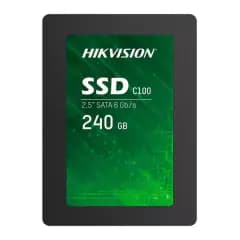 SSD Hikvision C100, 240GB, Sata III, Leitura 550MBs e Gravação 450MBs (HS-SSD-C100/240G)