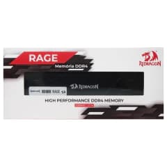 Memória Redragon Rage DDR4 , 16GB, 3200Mhz, CL16, Preta (GM-708)