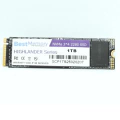 SSD BestMemory Highlander Series, 1TB, M.2 2280 PCie Nvme, Leitura 2000mb/s, Gravacao 1800mb/s (BTPCI-1TB-2000)