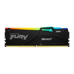 Memória Kingston Fury Beast 16GB (1X16GB), DDR5, 6000MHZ, CL36, RGB, AMD EXPO / Intel XMP 3.0 PRETO (KF560C36BBE2A-16)