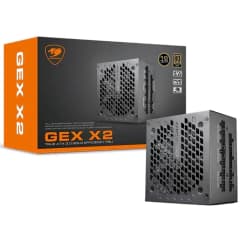 Fonte Cougar GEX X2 1000, 1000W, Full Modular, 80 Plus Gold, Preta, PFC Ativo, Com Conector PCIe 5.0 (31GT100003P01)