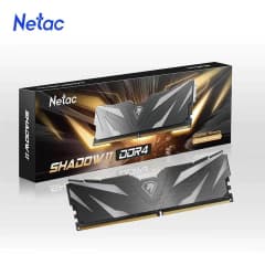 Netac Shadow II 16GB DDR4 3200 Mhz, CL16, Cinza (NSWKU2BD4163200LH8SP)
