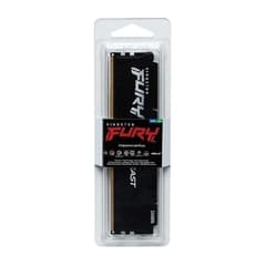 Memória Kingston Fury Beast, 16GB, 5600MHz, DDR5, CL36, XMP/EXPO, Preto (KF556C36BBE-16)