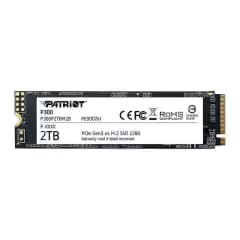 SSD Patriot P300, 2TB, M.2 2280 PCIE, Leitura até 2100 MB/s, Gravação até 1650 MB/s (P300P2TBM28)