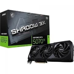 MSI NVIDIA GeForce RTX 5070 Ti Shadow 3X OC, 16GB, GDDR7, DLSS, Ray Tracing (912-V531-465)