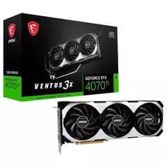 MSI NVIDIA GeForce RTX 4070 Ti Ventus 3X Trio OC 12 GB GDDR6X, DLSS 3, Ray Tracing (912-V513-075)