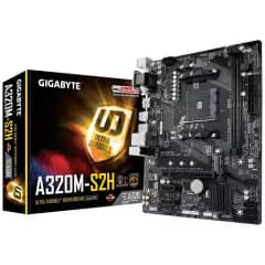 Gigabyte GA-A320M-S2H (Rev. 1.1) AM4 AMD A320 DDR4 SATA 6Gb/s USB 3.1 HDMI Micro ATX