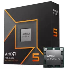 AMD Ryzen 5 9600X, 3.9GHz (5.4GHz Turbo), 6-Cores 12-Threads, AM5, Sem Cooler (100-100001405WOF)