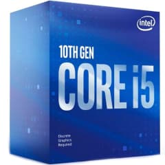 Intel Core i5-10400F 2.9GHz (4.30GHz Turbo) 10ª Geração, 6-Cores 12-Threads Cache 12MB LGA 1200 (BX8070110400F)