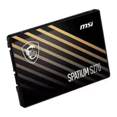 SSD MSI Spatium S270, 480GB, 2.5, SATA III 6GB/S, Leitura 500MB/S, Gravação 450MB/S (SPATIUM-S270-480G)