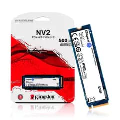 Kingston NV2 SSD M.2 500GB, PCIe, NVMe 2280, Leitura: 3500 MB/s e Gravação: 2100 MB/s (SNV2S/500G)