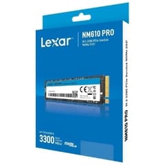 SSD Lexar NM610 PRO, 500GB, M.2 2280, NVMe 1.4 PCie Gen3x4, Leitura 3300 MB/s, Gravação 1700 MB/s (LNM610P500G-RNNNU)