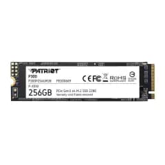 SSD Patriot P300, 256GB, M.2 2280 PCIE, Leitura até 1.700 MB/s, Gravação até 1.100 MB/s (P300P256GM28)
